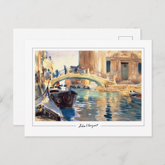 John Singer Sargent #405-2 - Fine Art Postkarte (Vorne/Hinten)