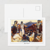 John Singer Sargent #462-2 - Fine Art Postkarte (Vorne/Hinten)