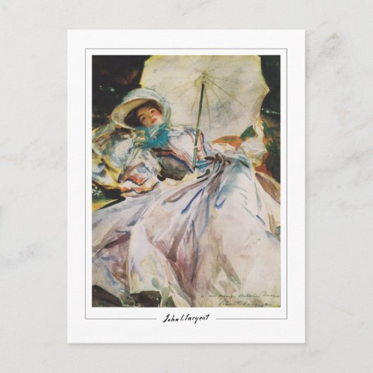 John Singer Sargent #469 - Fine Art Postkarte (Vorderseite)