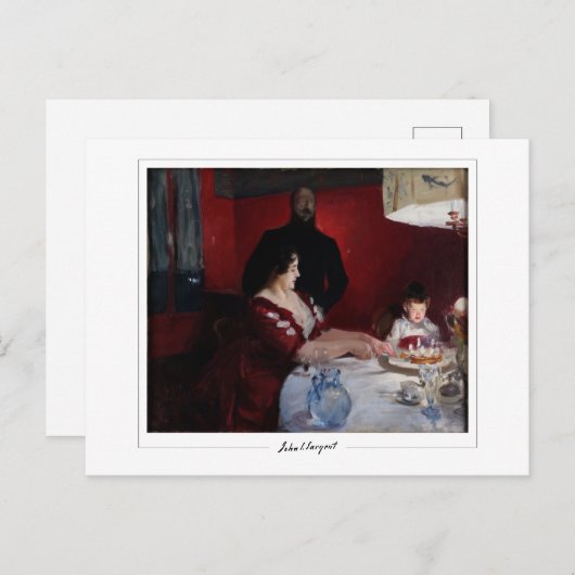 John Singer Sargent #8 - Fine Art Postkarte (Vorne/Hinten)