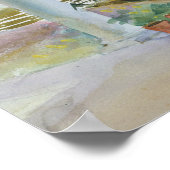 John Singer Sargent - Abbildung in Hammock, Florid Poster (Ecke)