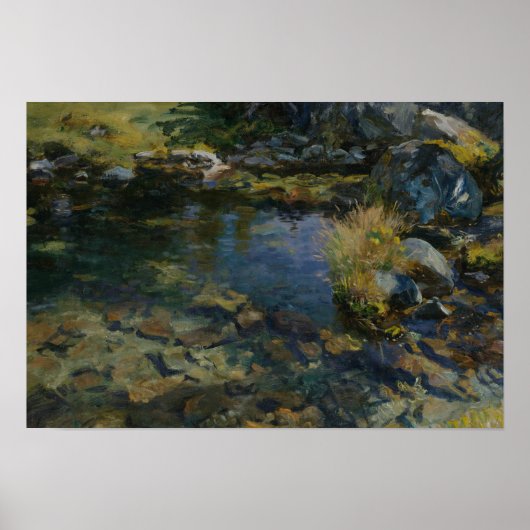 John Singer Sargent - Alpenpool Poster (Vorne)