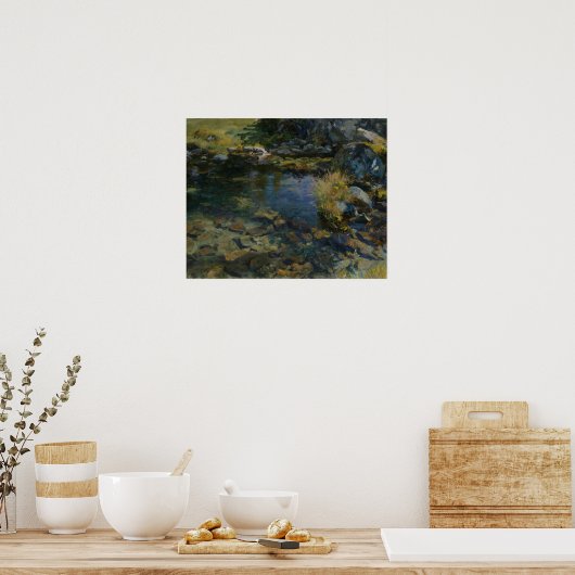 John Singer Sargent - Alpenpool Poster (Küche)