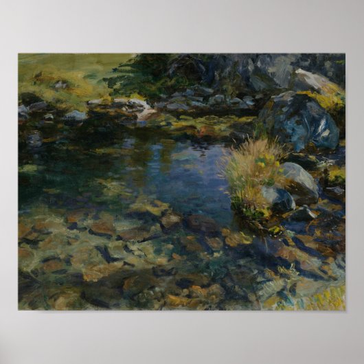 John Singer Sargent - Alpenpool Poster (Vorne)