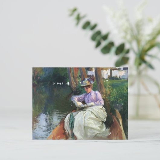John Singer Sargent - Am Fluss Postkarte (Stehend Vorderseite)