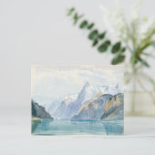 John Singer Sargent - Bay of Uri, Brunnen Postkarte (Stehend Vorderseite)