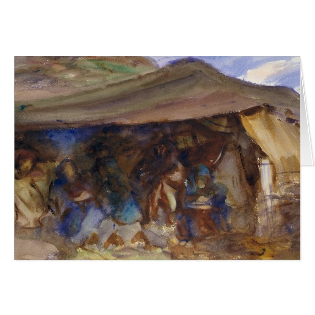 John Singer Sargent - Beduinenzelt (Vorderseite (Horizontal))