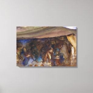 John Singer Sargent - Beduinenzelt Leinwanddruck