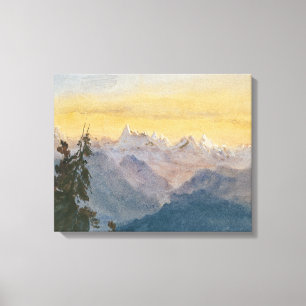 John Singer Sargent - Blick vom Pilatus Leinwanddruck