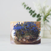 John Singer Sargent - Blue Gentians Postkarte (Stehend Vorderseite)