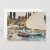 John Singer Sargent - Boote Postkarte (Vorne/Hinten)