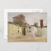 John Singer Sargent - Borgo San Lorenzo Postkarte (Vorne/Hinten)