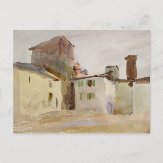 John Singer Sargent - Borgo San Lorenzo Postkarte (Vorderseite)
