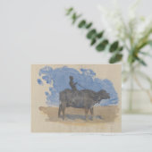 John Singer Sargent - Boy on Water Buffalo Postkarte (Stehend Vorderseite)