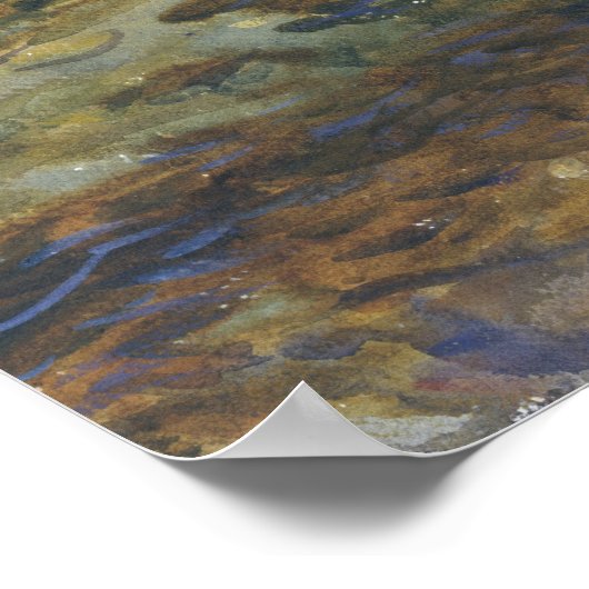 John Singer Sargent - Brook und Meadow Poster (Ecke)