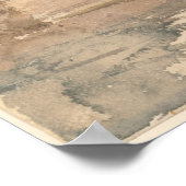 John Singer Sargent Campo dei Frari, Venedig Itali Poster (Ecke)