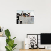 John Singer Sargent Capri Girl auf dem Dach Poster (Heimbüro)