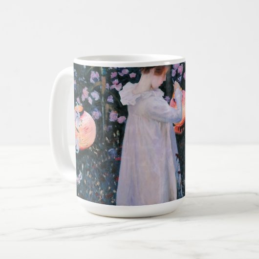 John Singer Sargent Carnation Lily Kaffeetasse (Vorderseite Links)