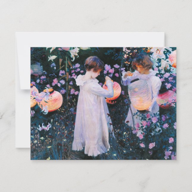 John Singer Sargent Carnation Lily Lily Rose (Vorderseite)