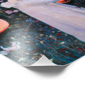 John Singer Sargent - Carnation, Lily, Lily, Rose. Fotodruck (Ecke)