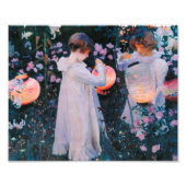 John Singer Sargent - Carnation, Lily, Lily, Rose. Fotodruck (Vorne)