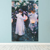 John Singer Sargent, Carnation, Lily, Lily, Rose Leinwanddruck (Insitu (Holzboden))