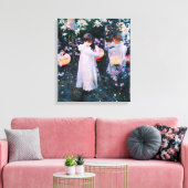 John Singer Sargent Carnation Lily Lily Rose Leinwanddruck (Insitu (Wohnzimmer))