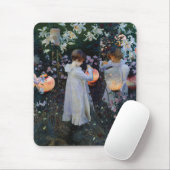 John Singer Sargent "Carnation, Lily, Lily, Rose" Mousepad (Mit Mouse)