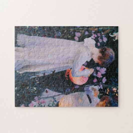 John Singer Sargent - Carnation, Lily, Lily, Rose. Puzzle (Horizontal)