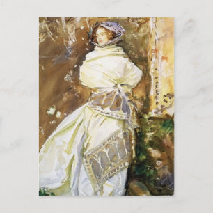 John Singer Sargent: Cashmere Shawl Postkarte