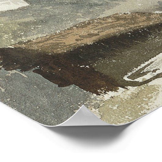 John Singer Sargent - Chalets, Breithorn, Murren Poster (Ecke)