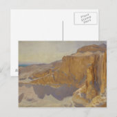 John Singer Sargent - Cliffs at Deir el Bahri Postkarte (Vorne/Hinten)