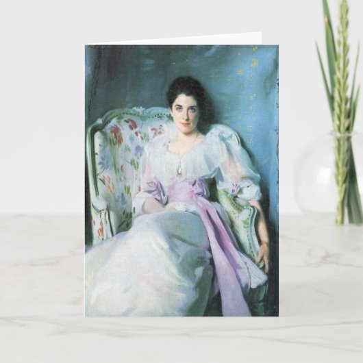 John Singer Sargent - Dame Agnew Karte (Vorderseite)