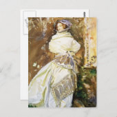 John Singer Sargent: Der Cashmere Shawl Postkarte (Vorne/Hinten)
