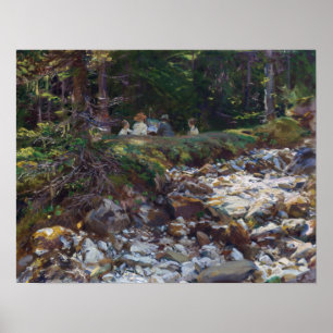 John Singer Sargent Der Meister und seine Schüler Poster