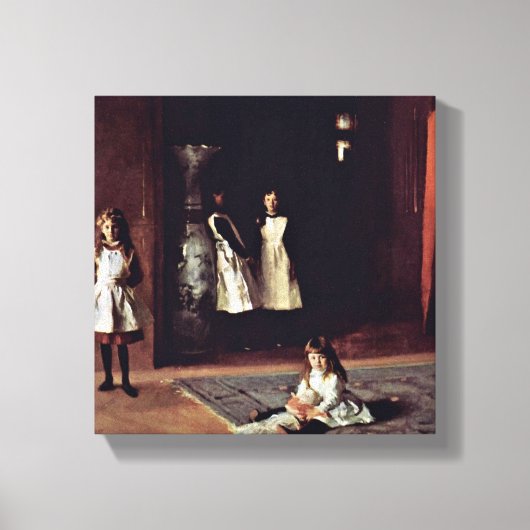 John Singer Sargent - Die Boit-Töchter Leinwanddruck (Vorderseite)