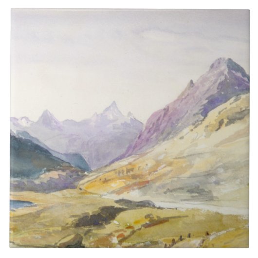 John Singer Sargent - die Schweiz Sketchbook 1869 Fliese (Vorderseite)