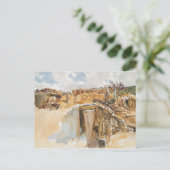 John Singer Sargent - Dugout Postkarte (Stehend Vorderseite)