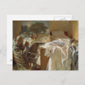 John Singer Sargent - Ein Künstler in seinem Studi Postkarte (Vorne/Hinten)
