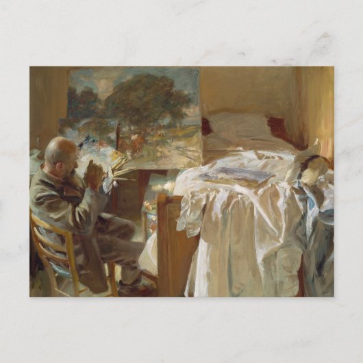 John Singer Sargent - Ein Künstler in seinem Studi Postkarte (Vorderseite)