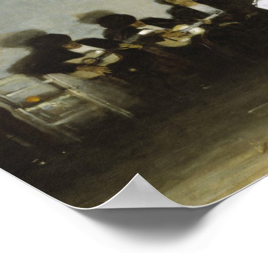 John Singer Sargent - El Jaleo Poster (Ecke)
