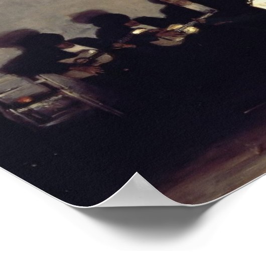 John Singer Sargent - El Jaleo Poster (Ecke)