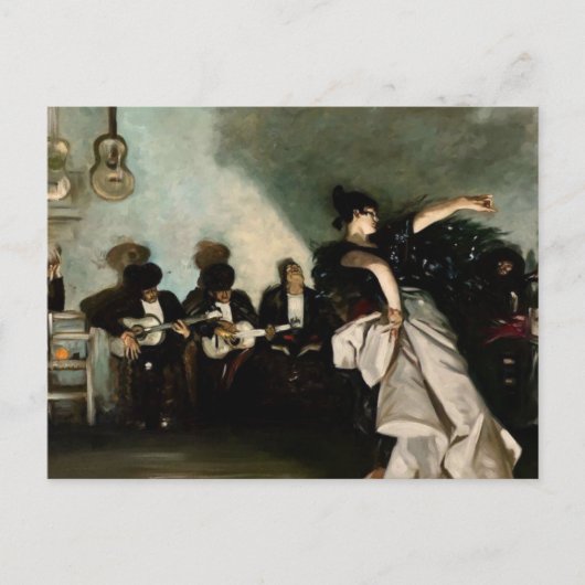 John Singer Sargent - El Jaleo Postkarte (Vorderseite)