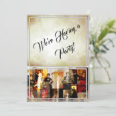 John Singer Sargent Elegant Lady Portrait Collage Einladung (Stehend Vorderseite)