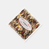 .John Singer Sargent Elegant Lady Portrait Collage Serviette (Ecke)