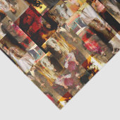 .John Singer Sargent Elegant Ladys Collage Seidenpapier (Detail)