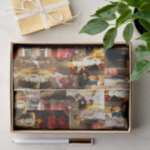 .John Singer Sargent Elegant Ladys Collage Seidenpapier (Geschenk)