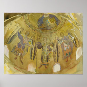 John Singer Sargent - Engel, Mosaik, Palatine Poster