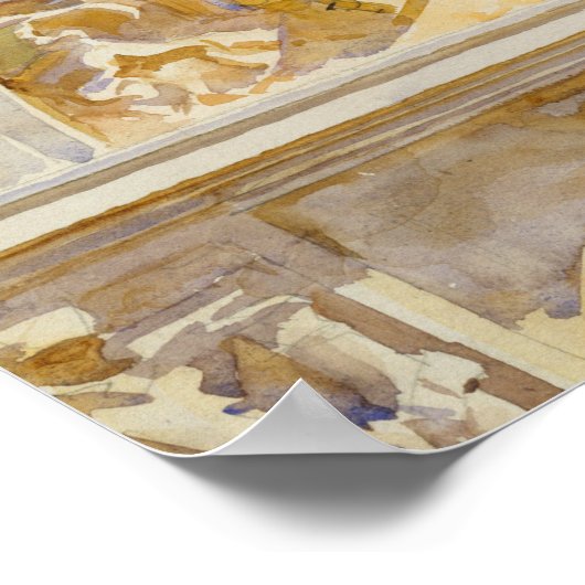 John Singer Sargent - Escutcheon Charles V Poster (Ecke)