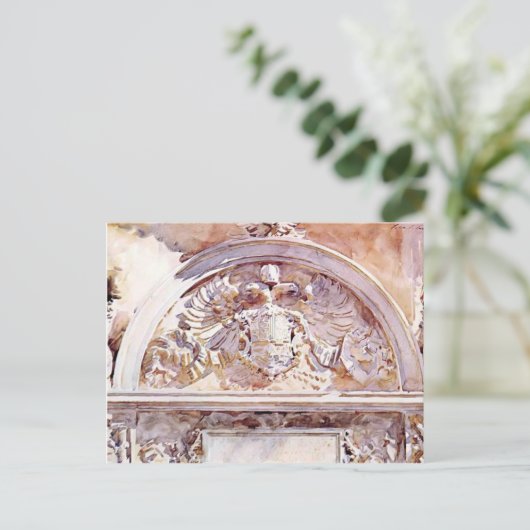 John Singer Sargent - Escutcheon Charles V Postkarte (Stehend Vorderseite)